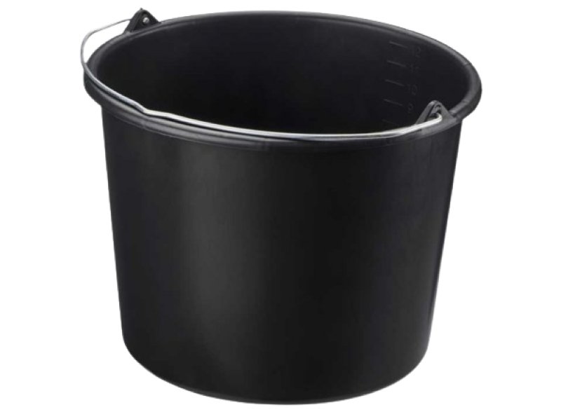 PROSPERPLAST Vědro stavební BUCKET černé 5l