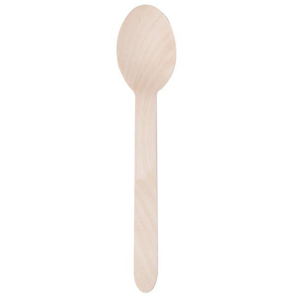 Maxpack W001 Lžíce dřevěná 16cm jednorázová - 100ks
