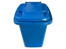 Popelnice D50BBL 50L modrá plastová