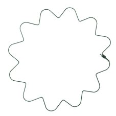 Vlnitý kruhový obruč pro rostliny 40 cm