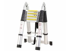 Žebřík KME3056 teleskopický 2,8  plus  2,8m - štafle na schody