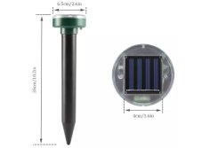 Solární odpuzovač krtků a hlodavců - kulatý