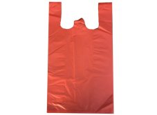 HDPE Taška v bloku 350 plus 180x600mm - červená 100ks