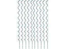 Spirálová tyč k rajčatům hladká 160cm x 7mm - Zelená - 10ks