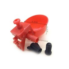 Napáječka pro křepelky a drůbež červená