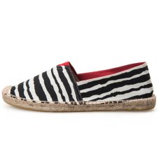 Espadrilky textilní boty Big Stripes - černo bílá