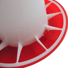 Krmítko pro křepelky a drůbež červené 6kg