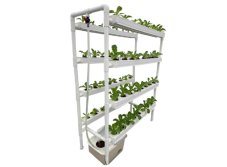 Hydroponická NFT pěstební sada 64 míst 113 x 140 x 48 cm