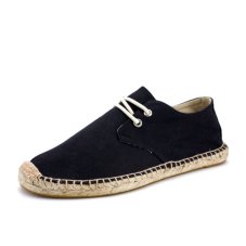 Espadrilky textilní boty Night deep - černé