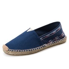 Espadrilky textilní boty Simple - modré