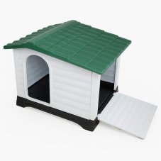 Max 424 plastová bouda pro psa zelená 111 x 84 x 81 cm