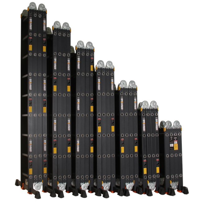Hliníkový žebřík, štafle KMP403A multifunkční - 4x3