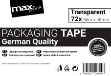 Lepící páska 48mm x 66m transparentní