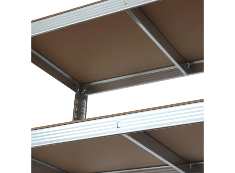 Max Skladový kovový regál 150 x 75 x 30 cm 5 polic 750kg pozinkovaný PR-15753