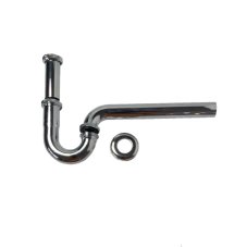 Umyvadlový sifon designový, celokovový 5/4