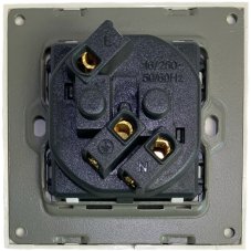 Zásuvka jednoduchá skleněná