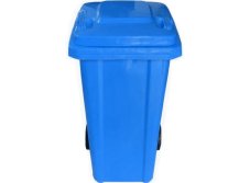 Popelnice D120BL 120L modrá plastová s kolečky
