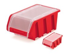 Plastový úložný box uzavíratelný TRUCK PLUS 195x120x90 červený KTR20F
