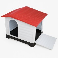 Max 424 plastová bouda pro psa červená 111 x 84 x 81 cm