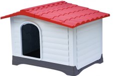 Max 424 plastová bouda pro psa červená 111 x 84 x 81 cm