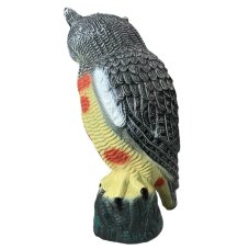 Plašič ptáků sova stojící 40cm