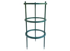 Kruhová podpěra rostlin 70cm 3 kruhy průměr 32 cm