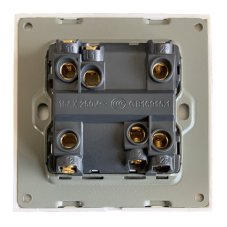 Klasický schodišťový/křížový vypínač skleněný