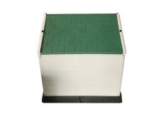 Max 413 plastová bouda pro psa 105 x 96 x 98,5 cm