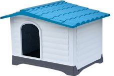 Max 424 plastová bouda pro psa modrá 111 x 84 x 81 cm