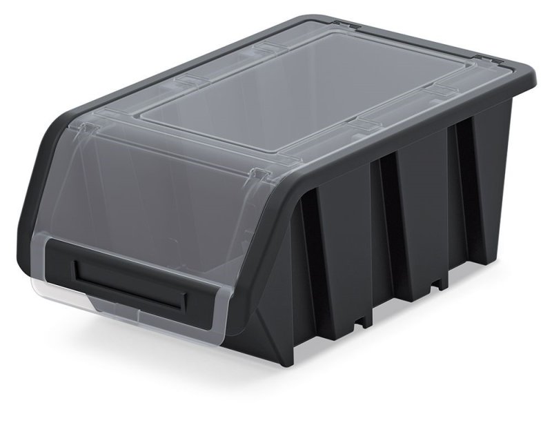 PROSPERPLAST Plastový úložný box uzavíratelný TRUCK PLUS 195x120x90 černý