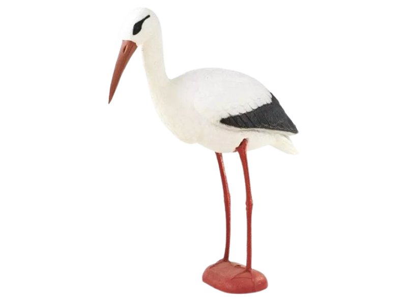 MAX Plašič vtákov bocian stojací 82cm