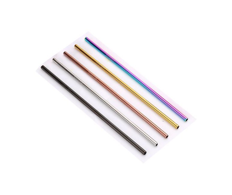 Maxpack Brčko nerezové 21,5cm x 6mm Duhové