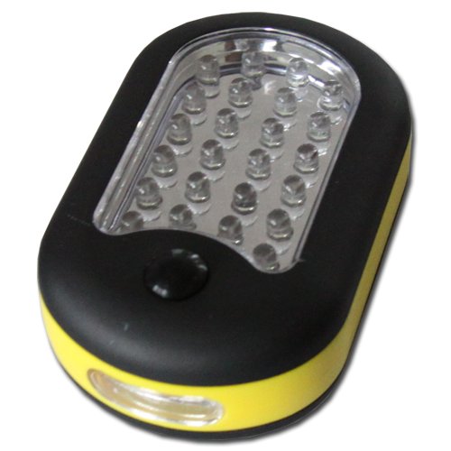 LED svítilna 24 plus 3LED s háčkem a magnetem