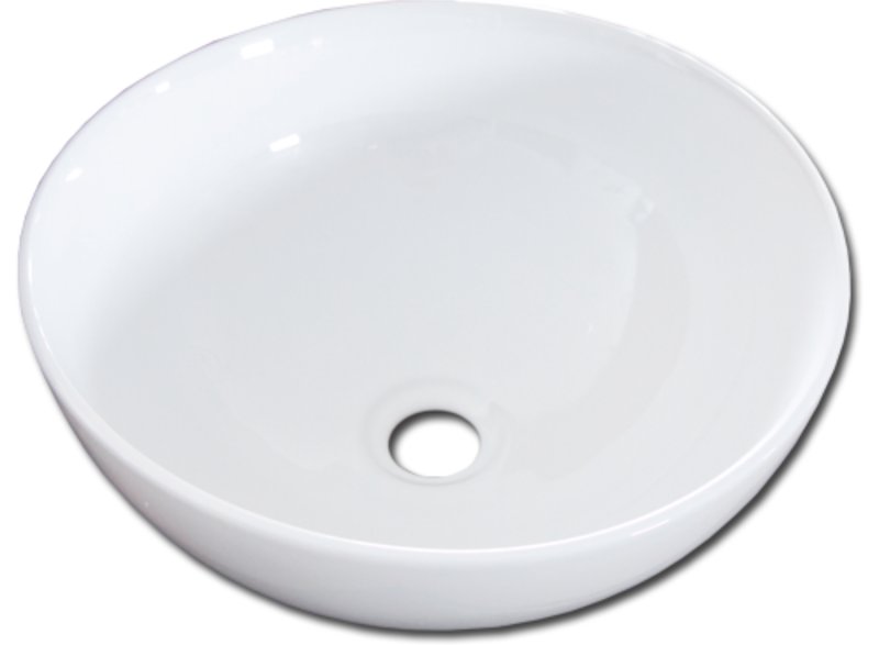 Maxwhite 8184c IMOLA Umyvadlo keramické kulaté průměr 35x15cm